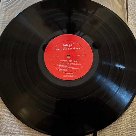 Arthur Fiedler, Boston Pops Orchestra - Just Your Cup Of Tea 1960 Classical LP - Picture 3 of 4